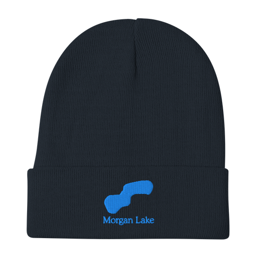 Morgan Lake Embroidered Beanie Hat