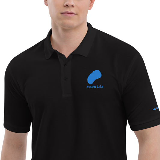 Avalon Lake Men's Embroidered Polo