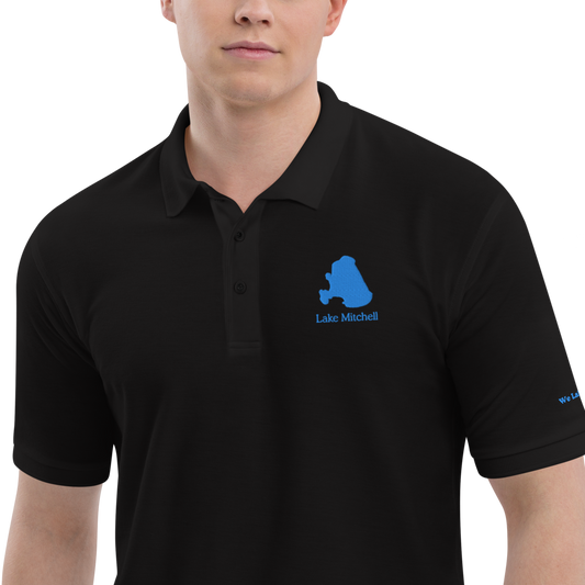Lake Mitchell Men's Embroidered Polo