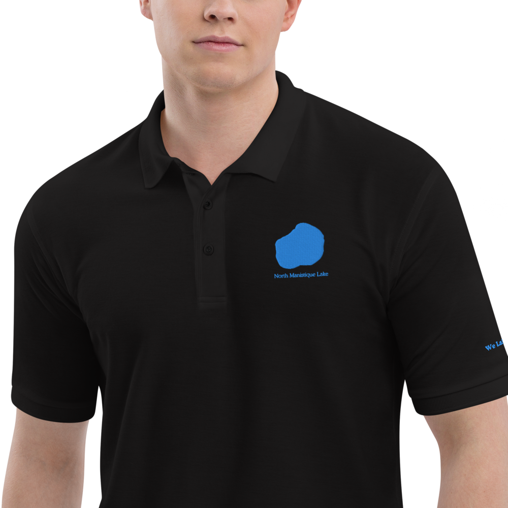 North Manistique Lake Men's Embroidered Polo