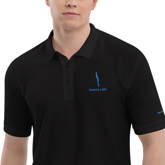 Seneca Lake Men's Embroidered Polo