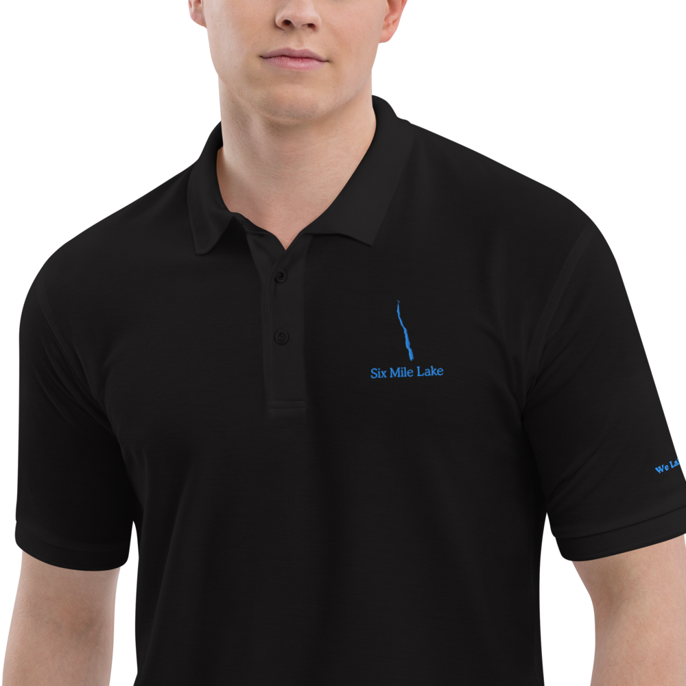 Six Mile Lake Men's Embroidered Polo