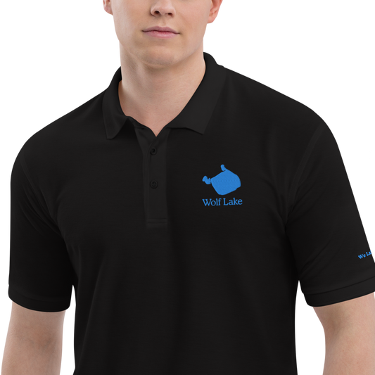Wolf Lake Men's Embroidered Polo