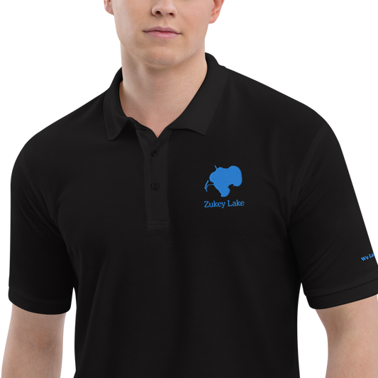 Zukey Lake Men's Embroidered Polo