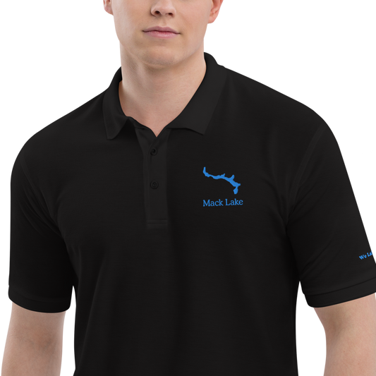 Mack Lake Men's Embroidered Polo