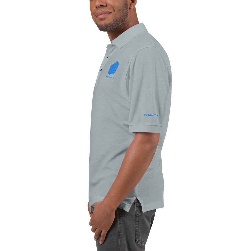 North Manistique Lake Men's Embroidered Polo