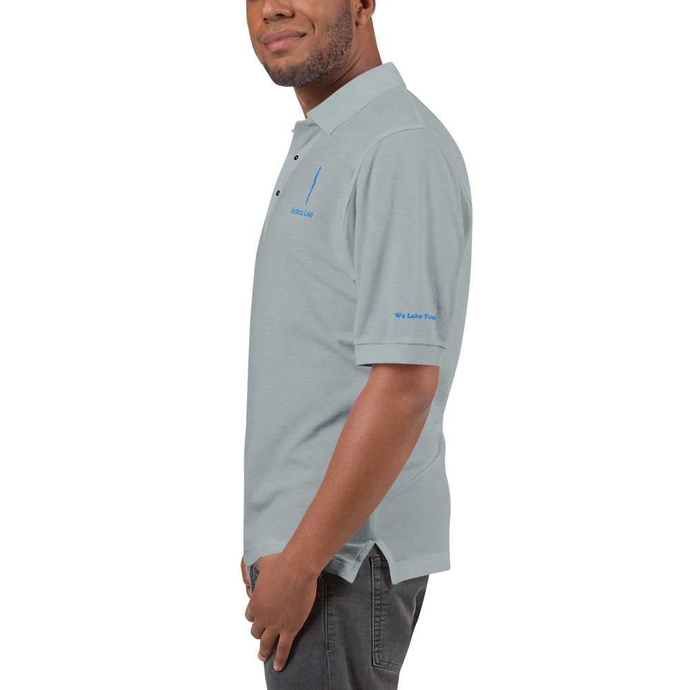 Seneca Lake Men's Embroidered Polo
