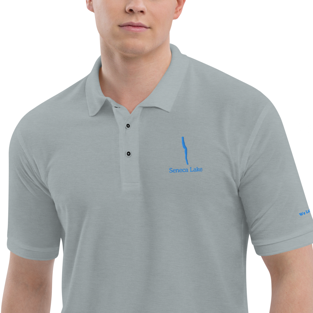 Seneca Lake Men's Embroidered Polo