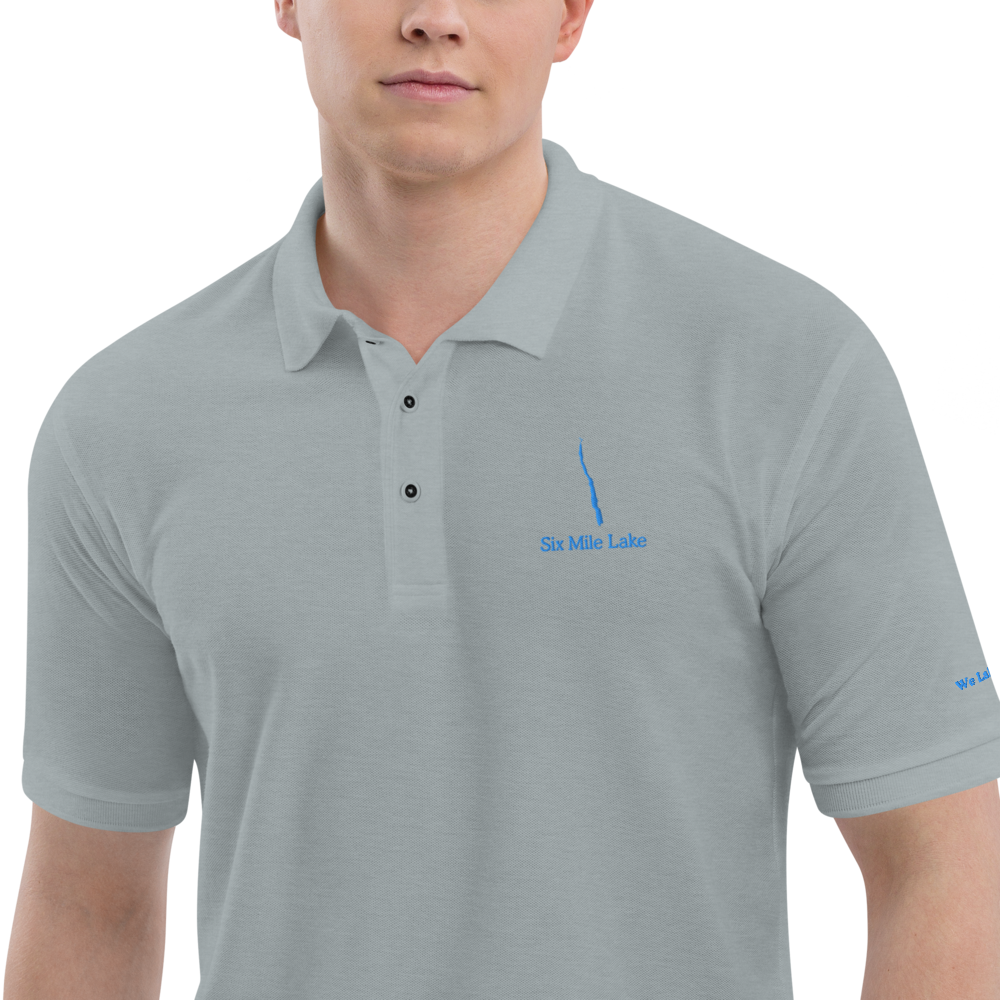 Six Mile Lake Men's Embroidered Polo