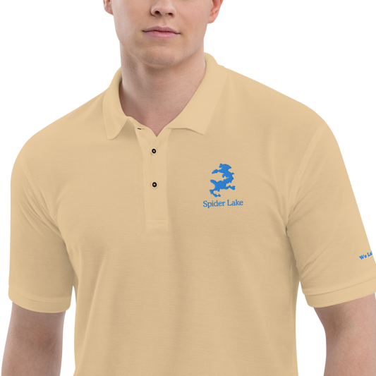 Spider Lake Men's Embroidered Polo