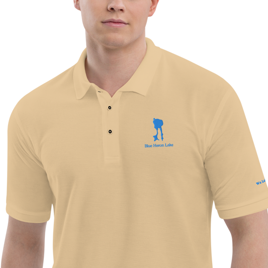 Blue Heron Lake Men's Embroidered Polo