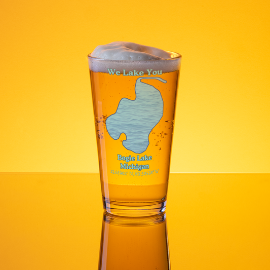 Bogie Lake 16 oz Pint Glass