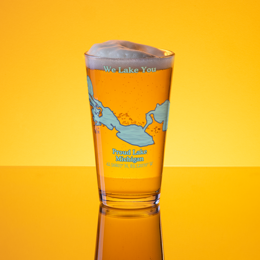 Proud Lake 16 oz Pint Glass