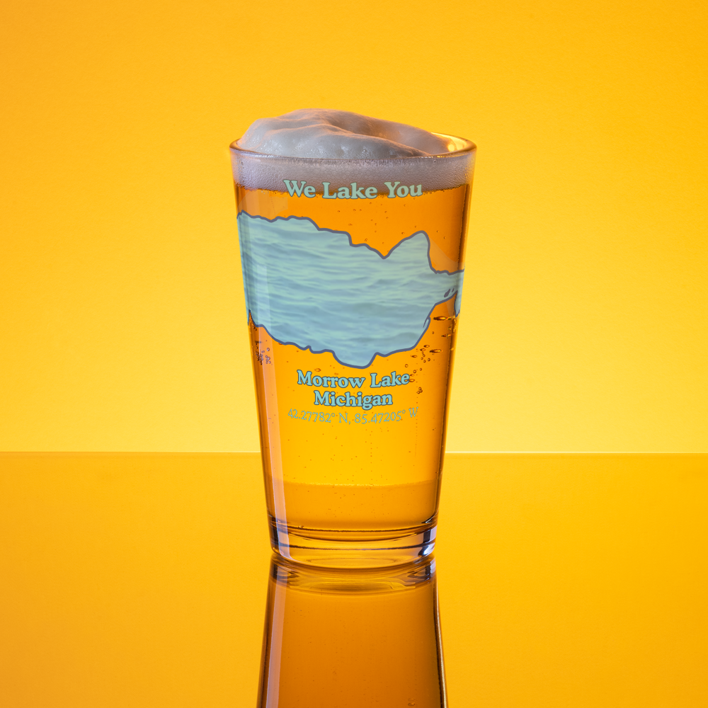 Morrow Lake 16 oz Pint Glass