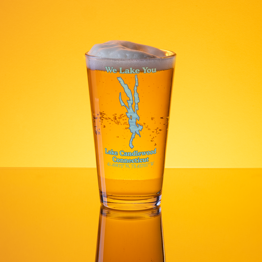 Lake Candlewood 16 oz Pint Glass