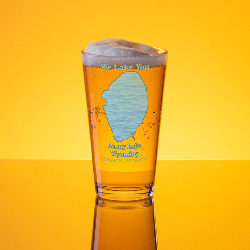 Jenny Lake 16 oz Pint Glass