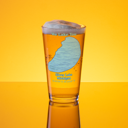 Silver Lake 16 oz Pint Glass