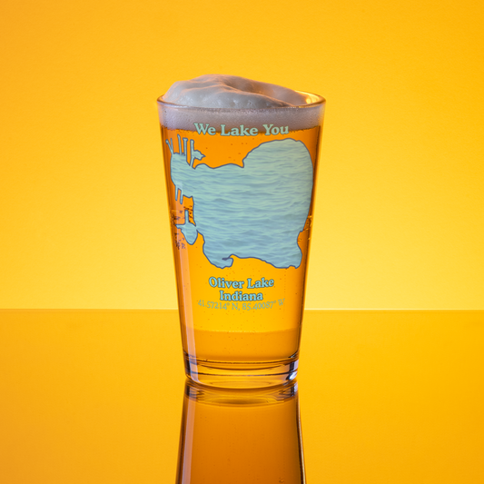 Oliver Lake 16 oz Pint Glass