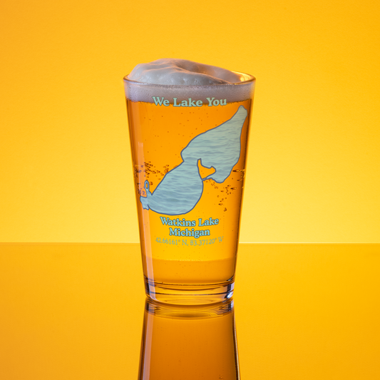 Watkins Lake 16 oz Pint Glass