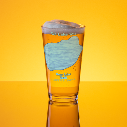 Bear Lake 16 oz Pint Glass