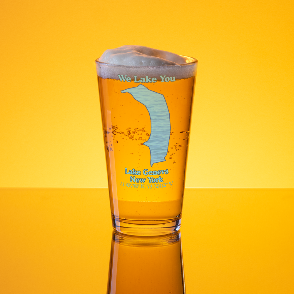 Lake Geneva 16 oz Pint Glass