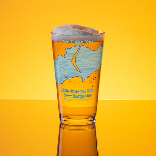 Little Sunapee Lake 16 oz Pint Glass
