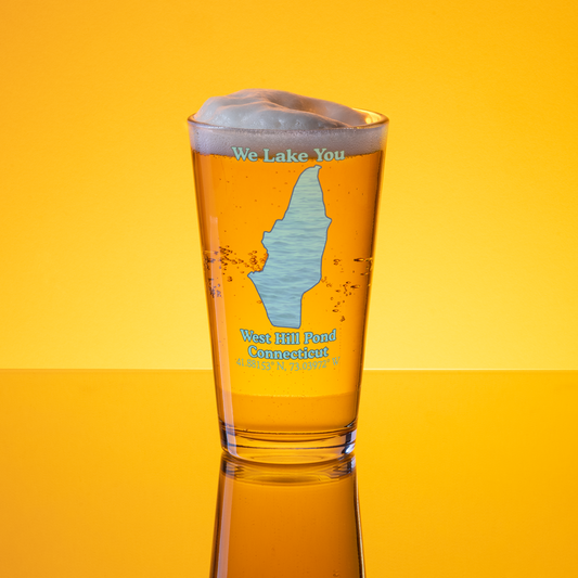 West Hill Pond 16 oz Pint Glass