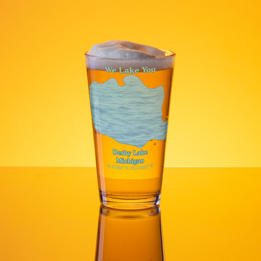 Derby Lake 16 oz Pint Glass