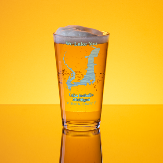 Lake Isabella 16 oz Pint Glass