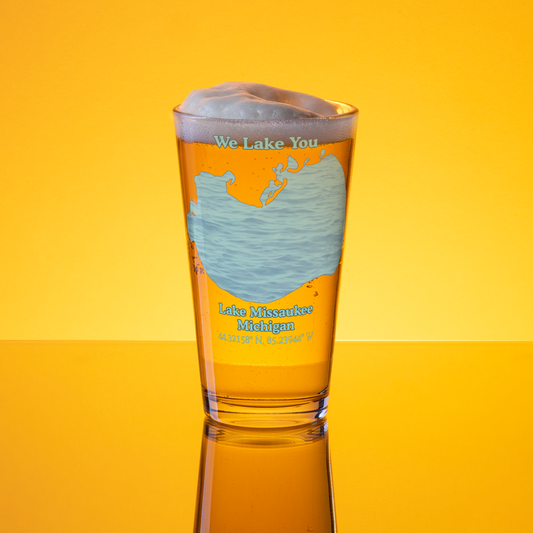 Lake Missaukee 16 oz Pint Glass