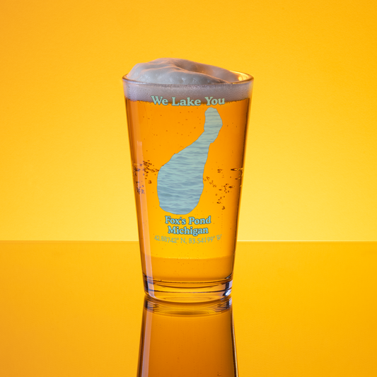 Fox's Pond 16 oz Pint Glass