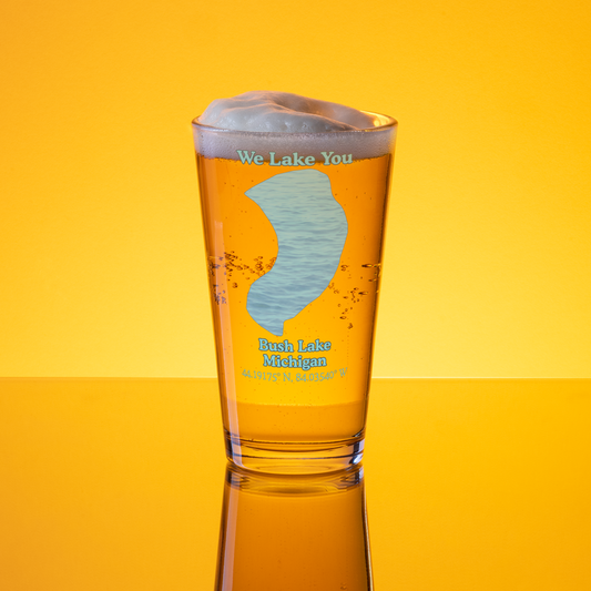 Bush Lake 16 oz Pint Glass