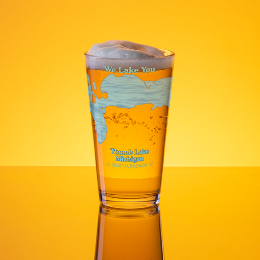 Thumb Lake 16 oz Pint Glass