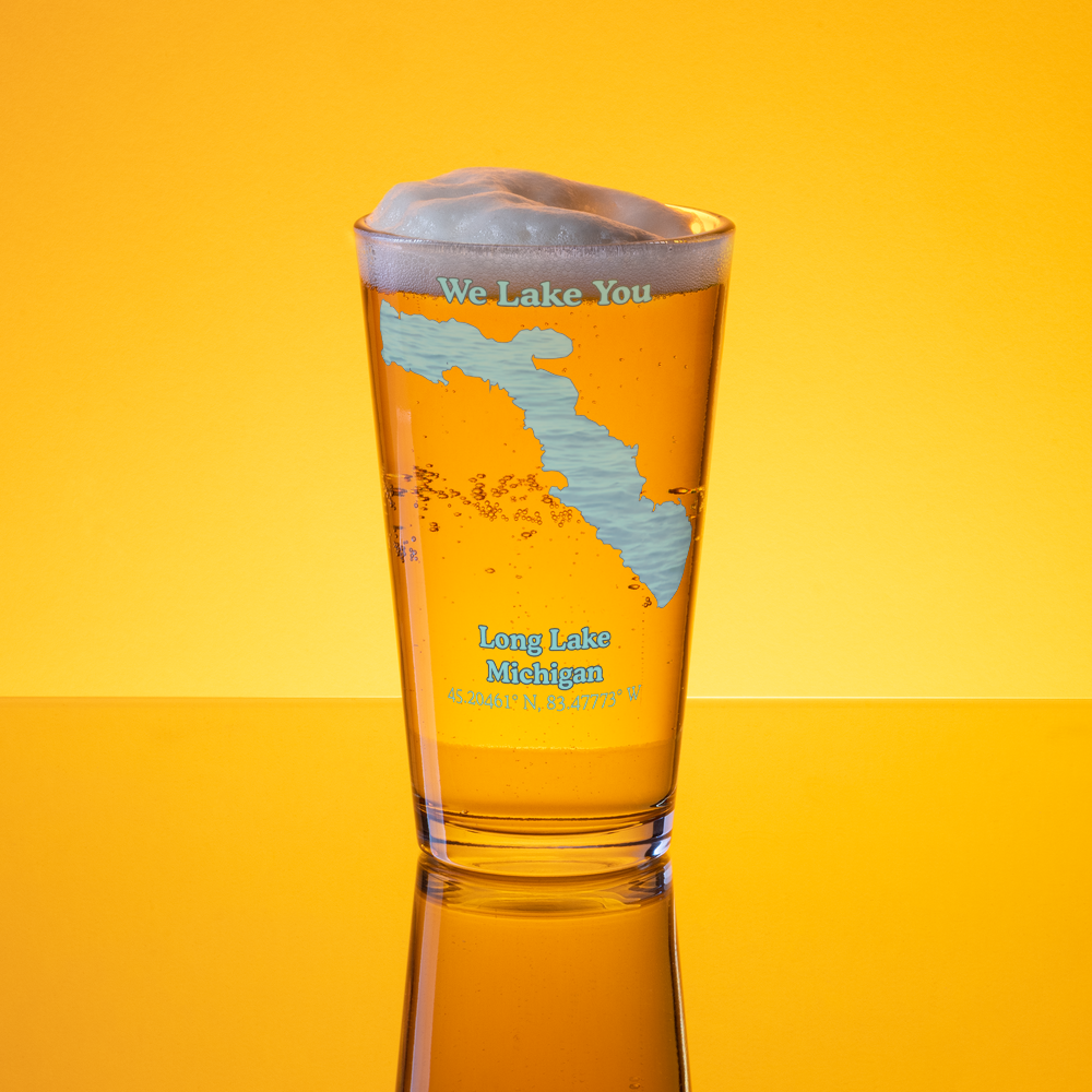 Long Lake 16 oz Pint Glass