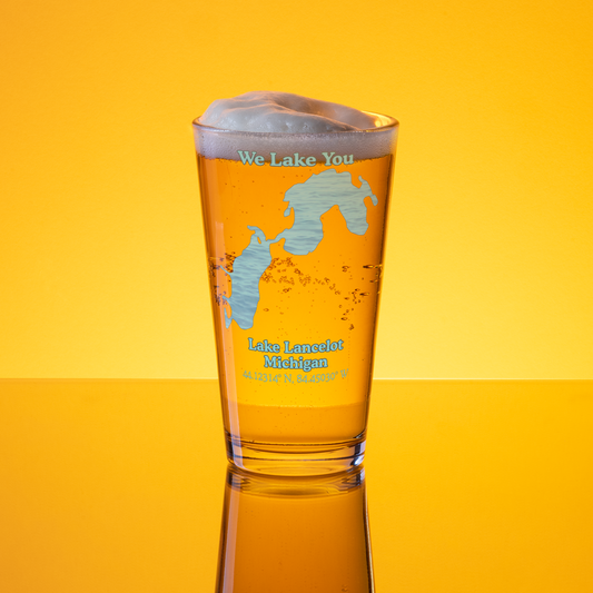 Lake Lancelot 16 oz Pint Glass