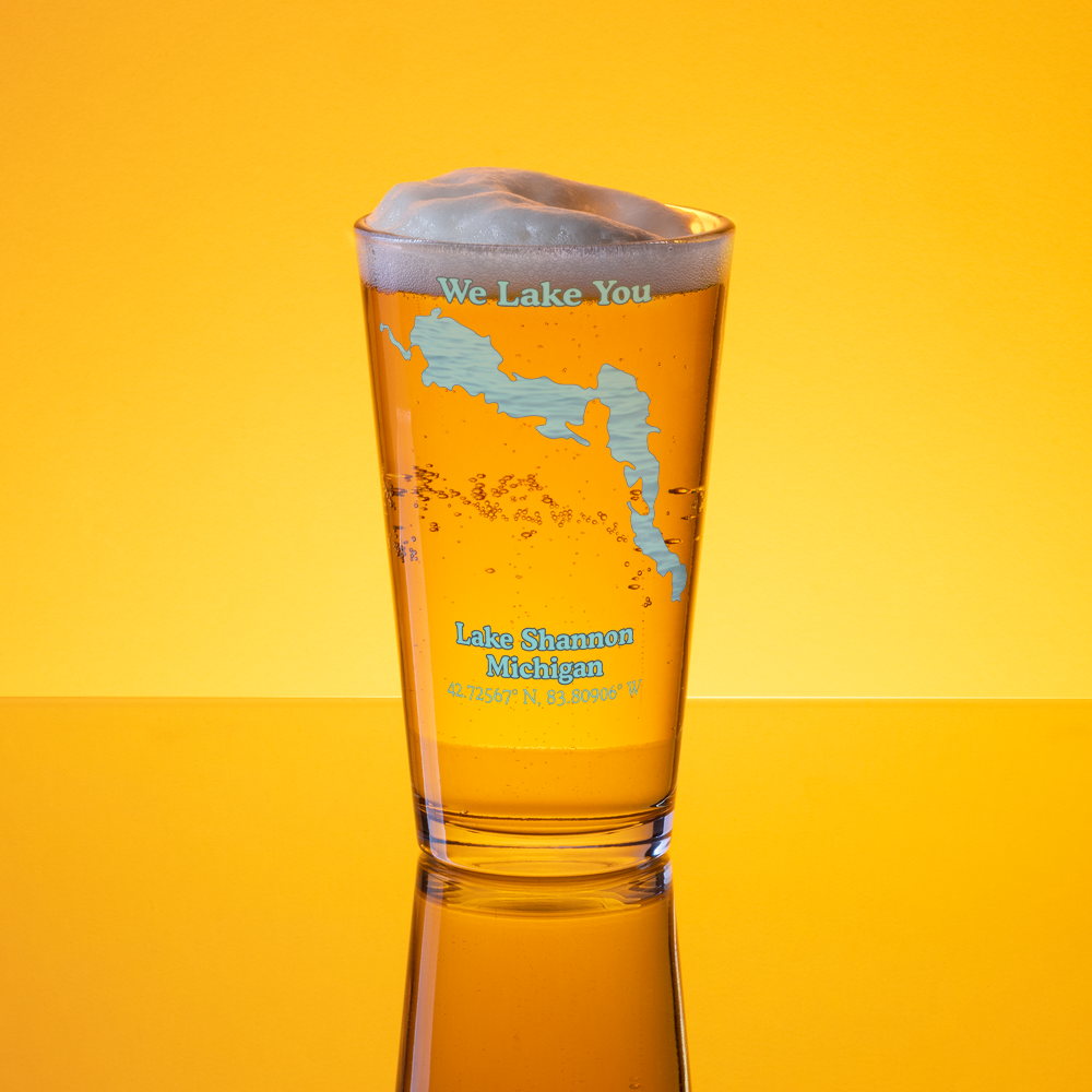Lake Shannon 16 oz Pint Glass