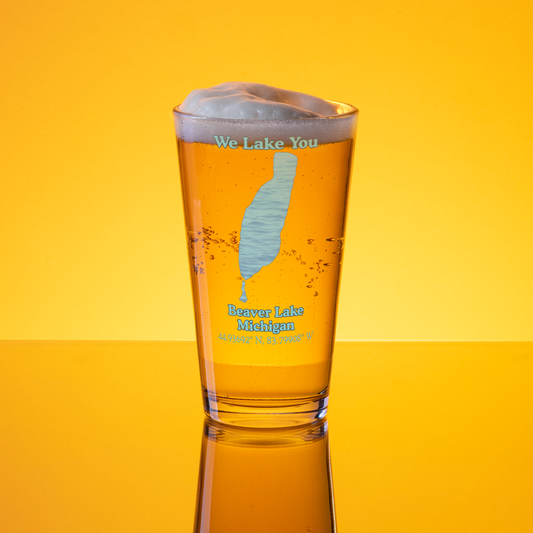 Beaver Lake 16 oz Pint Glass