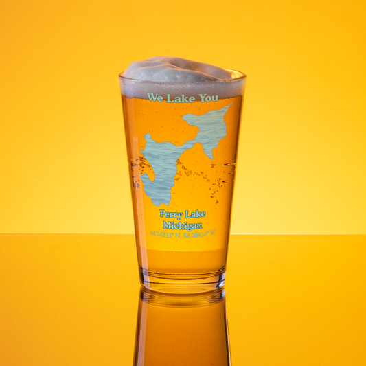 Perry Lake 16 oz Pint Glass
