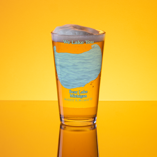 Bear Lake 16 oz Pint Glass
