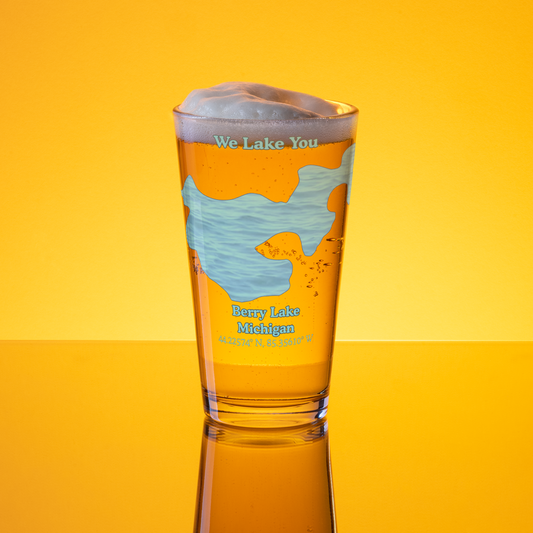 Berry Lake 16 oz Pint Glass