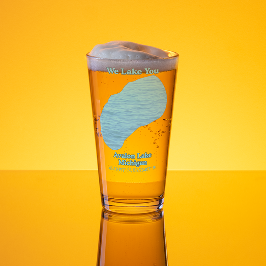Avalon Lake 16 oz Pint Glass