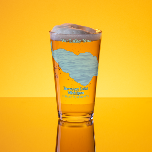 Brevoort Lake 16 oz Pint Glass