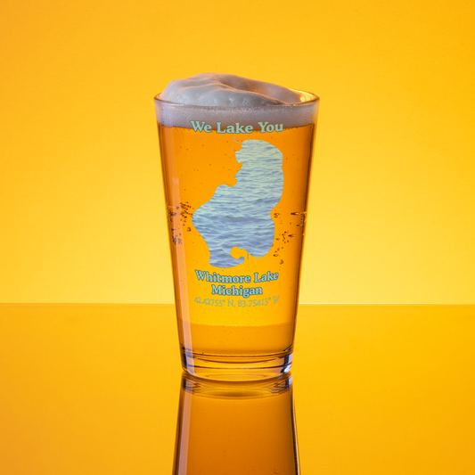 Whitmore Lake 16 oz Pint Glass