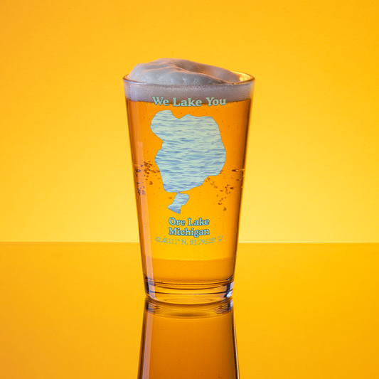 Ore Lake 16 oz Pint Glass