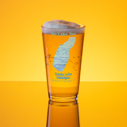 Kettle Lake 16 oz Pint Glass