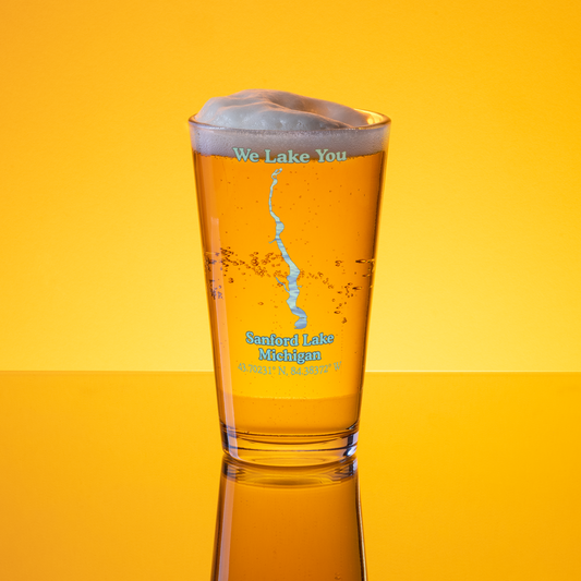Sanford Lake 16 oz Pint Glass