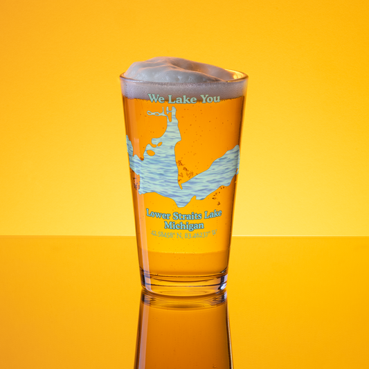 Lower Straits Lake 16 oz Pint Glass