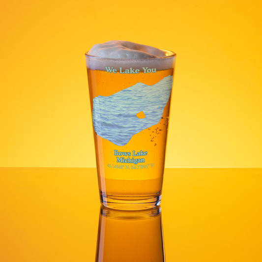 Bows Lake 16 oz Pint Glass