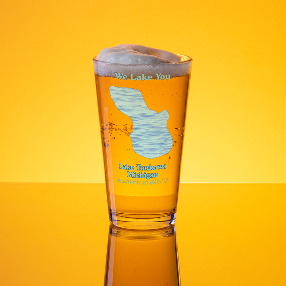 Lake Tonkowa 16 oz Pint Glass