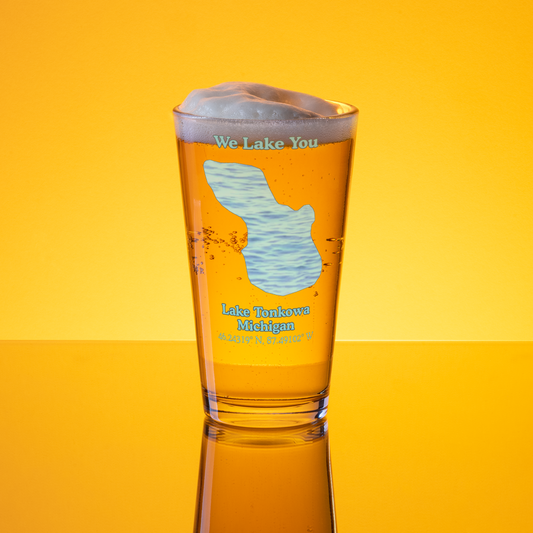 Lake Tonkowa 16 oz Pint Glass